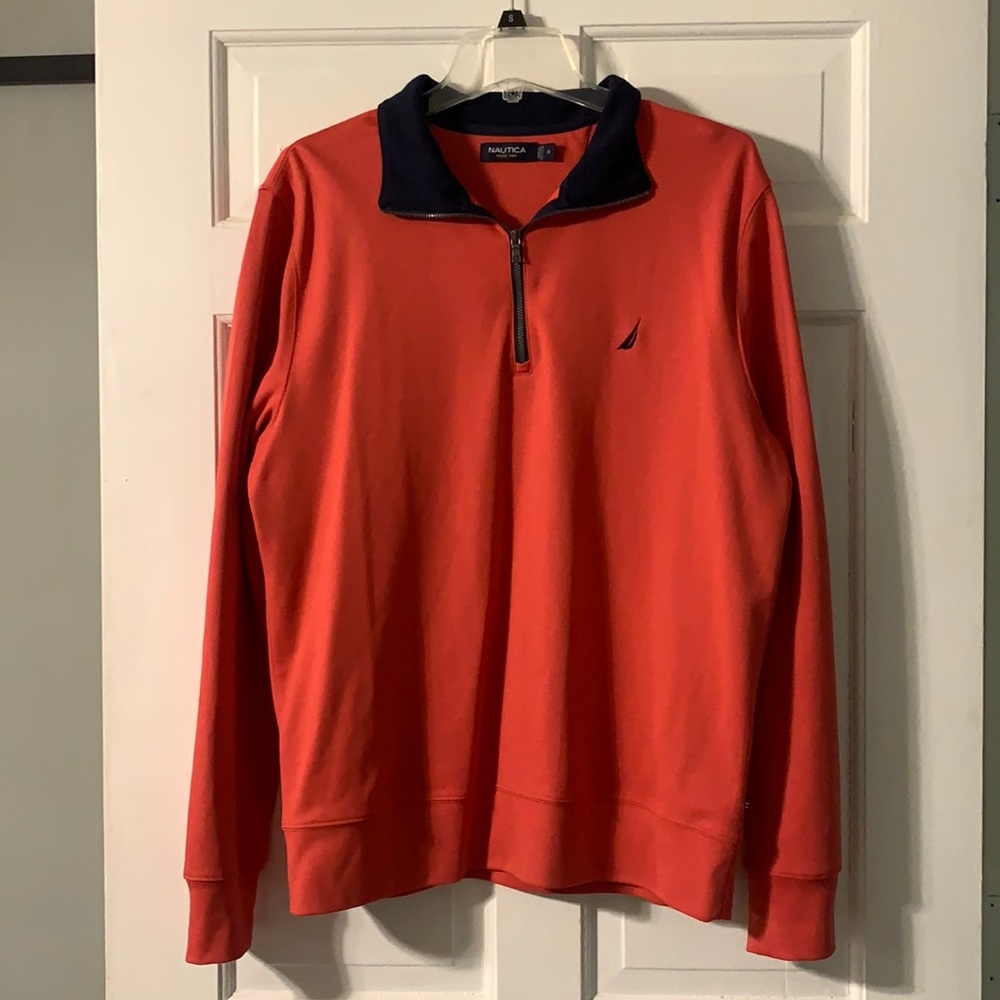 Nautical quarter zip jacket